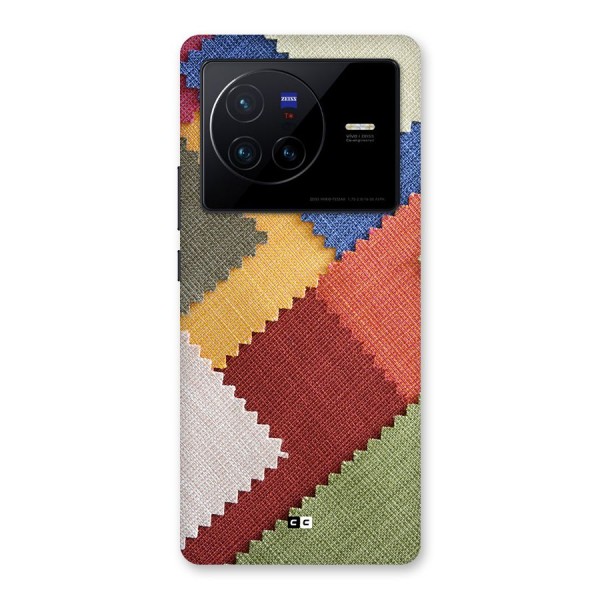 Printed Fabric Back Case for Vivo X80