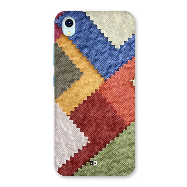Printed Fabric Back Case for Vivo Y1s