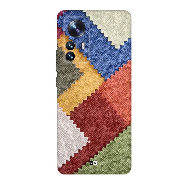 Printed Fabric Back Case for Xiaomi 12 Pro