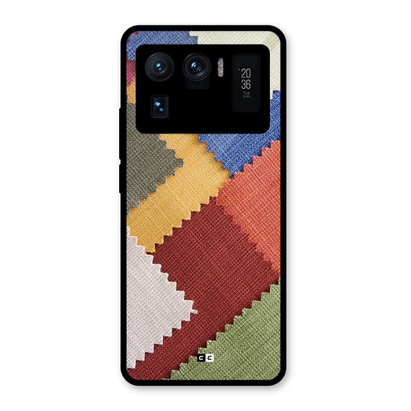 Printed Fabric Glass Back Case for Mi 11 Ultra