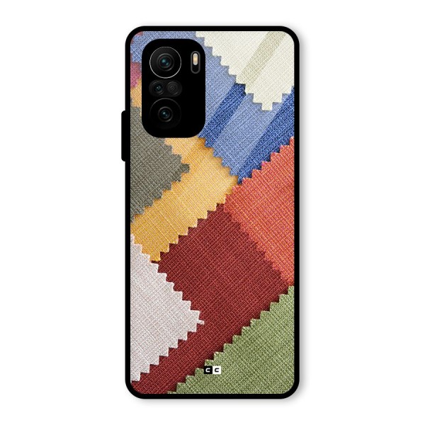 Printed Fabric Glass Back Case for Mi 11x