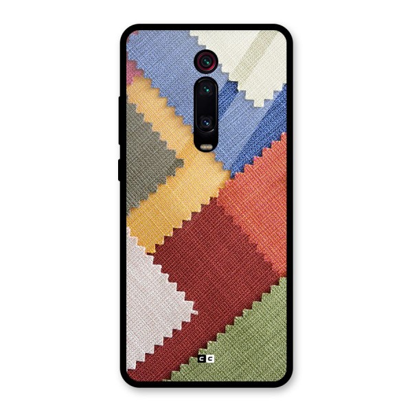 Printed Fabric Glass Back Case for Redmi K20