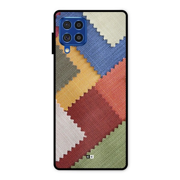 Printed Fabric Metal Back Case for Galaxy F62