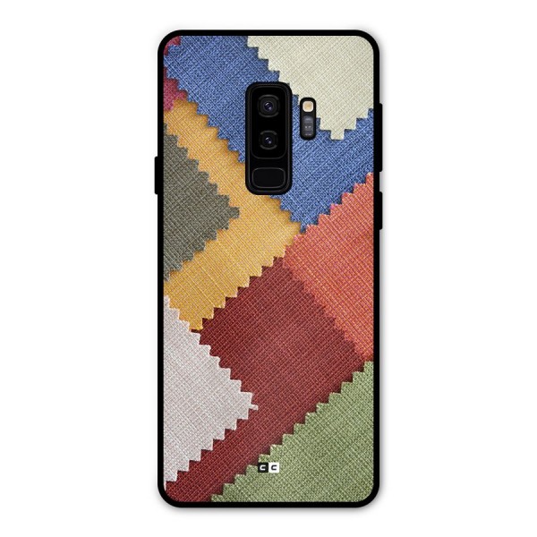 Printed Fabric Metal Back Case for Galaxy S9 Plus