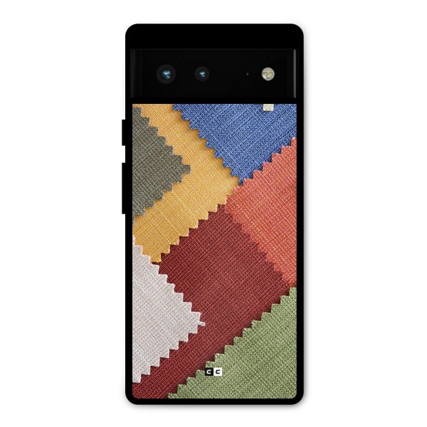 Printed Fabric Metal Back Case for Google Pixel 6