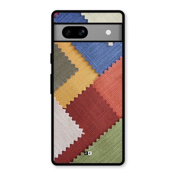 Printed Fabric Metal Back Case for Google Pixel 7a