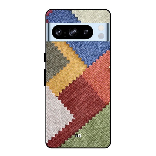 Printed Fabric Metal Back Case for Google Pixel 8 Pro