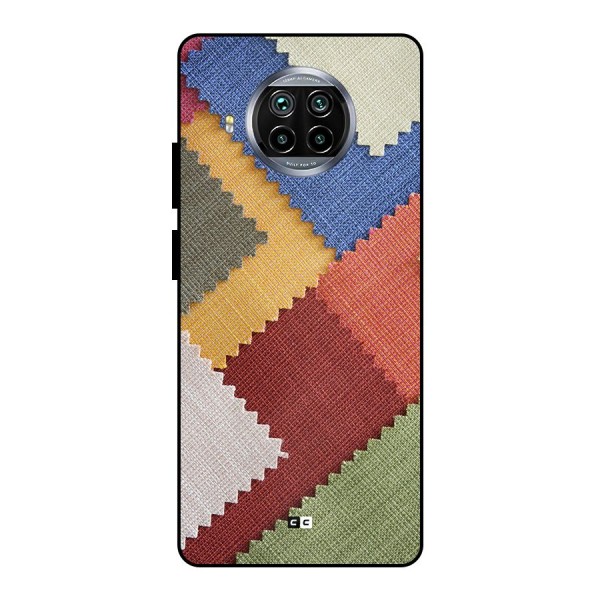 Printed Fabric Metal Back Case for Mi 10i