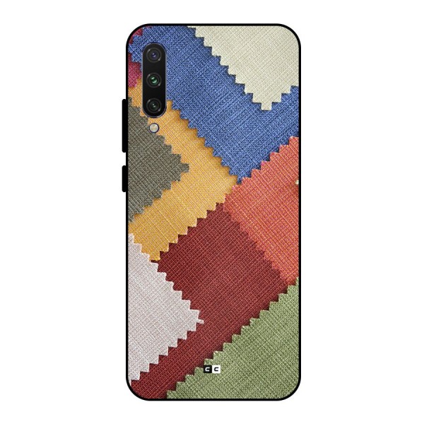 Printed Fabric Metal Back Case for Mi A3