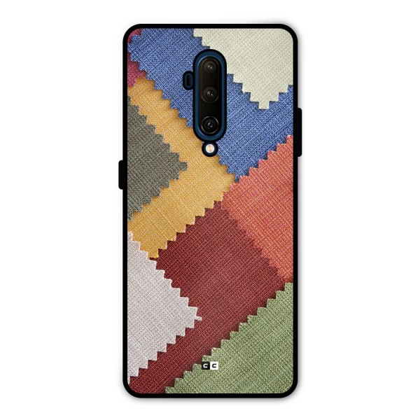 Printed Fabric Metal Back Case for OnePlus 7T Pro