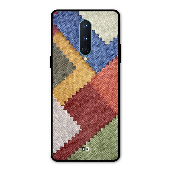 Printed Fabric Metal Back Case for OnePlus 8