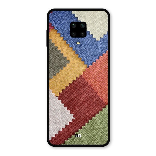 Printed Fabric Metal Back Case for Poco M2