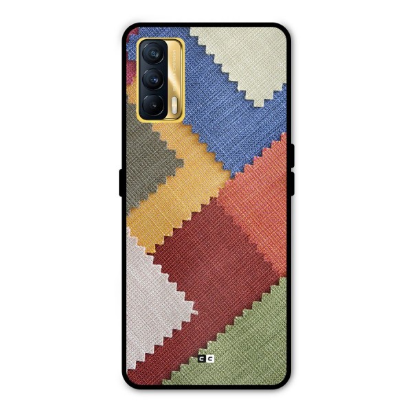 Printed Fabric Metal Back Case for Realme X7