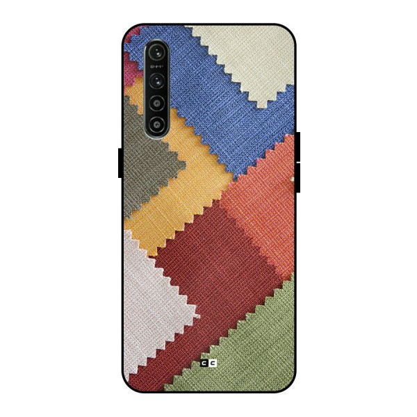 Printed Fabric Metal Back Case for Realme XT