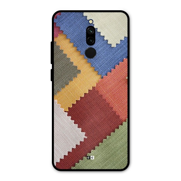 Printed Fabric Metal Back Case for Redmi 8