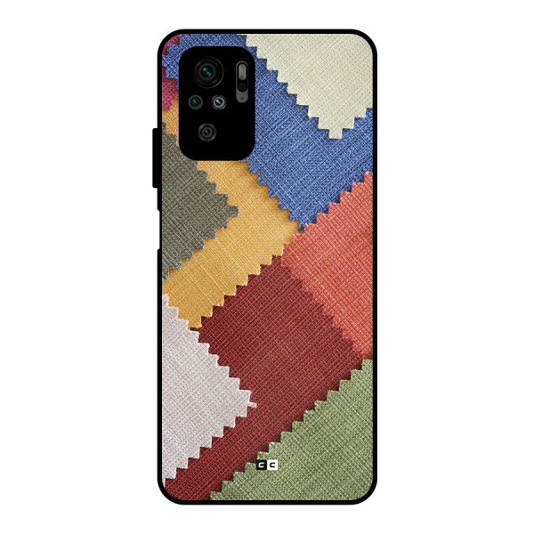 Printed Fabric Metal Back Case for Redmi Note 11 SE