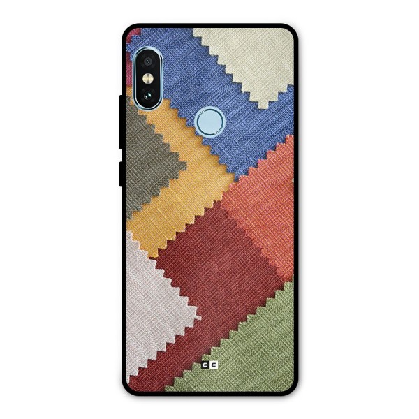 Printed Fabric Metal Back Case for Redmi Note 5 Pro