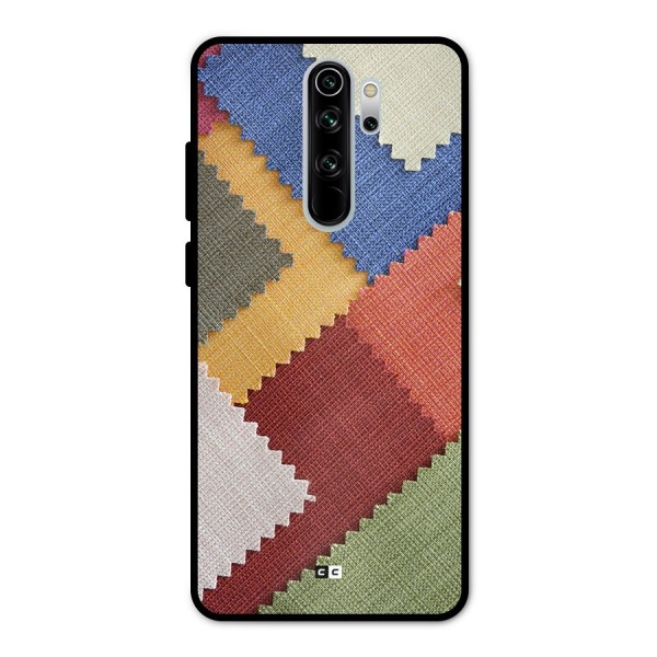 Printed Fabric Metal Back Case for Redmi Note 8 Pro