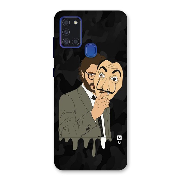 Professor Art Camouflage Back Case for Galaxy A21s