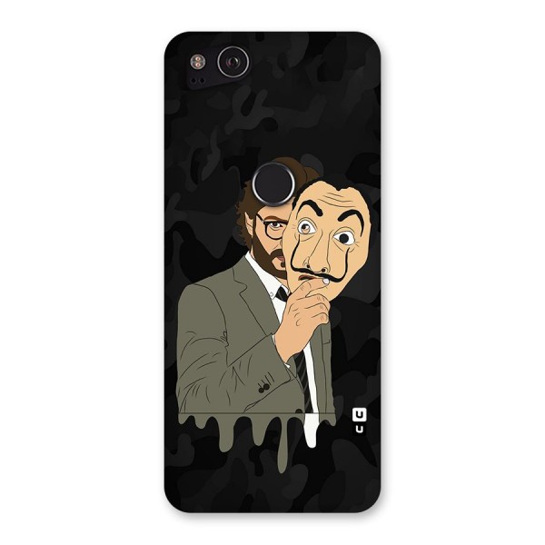 Professor Art Camouflage Back Case for Google Pixel 2