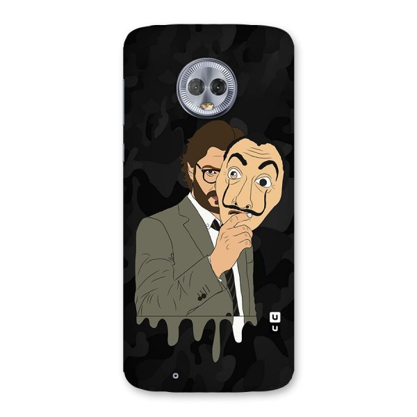 Professor Art Camouflage Back Case for Moto G6