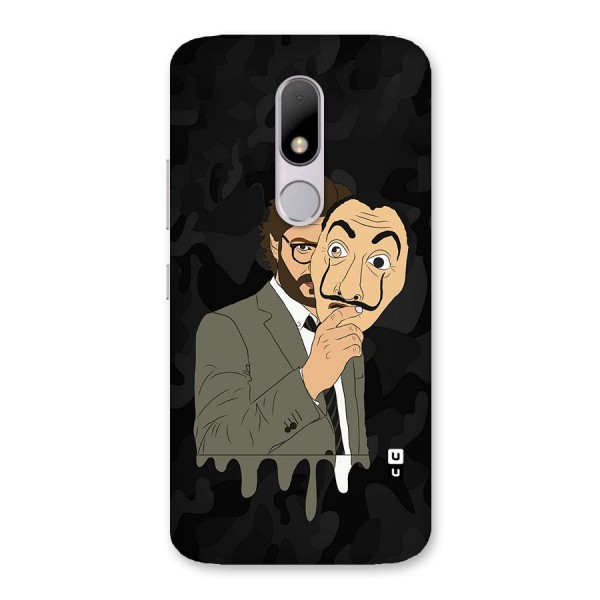 Professor Art Camouflage Back Case for Moto M