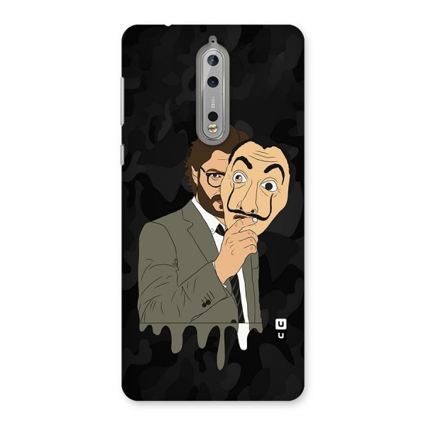 Professor Art Camouflage Back Case for Nokia 8