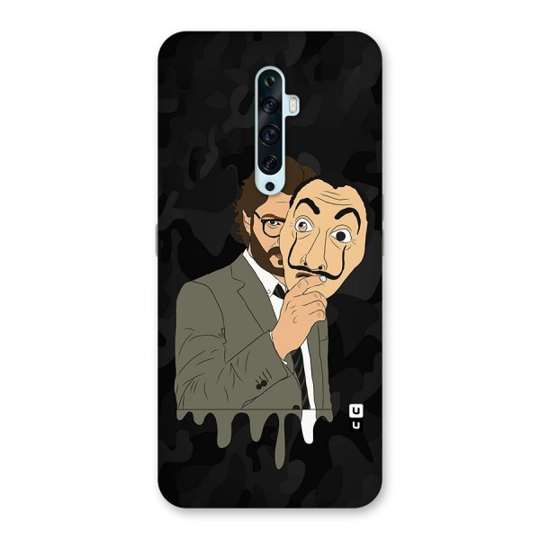 Professor Art Camouflage Back Case for Oppo Reno2 F