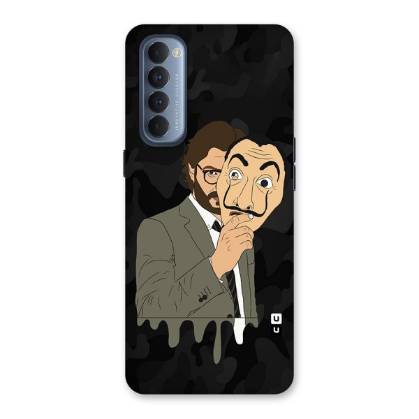 Professor Art Camouflage Back Case for Reno4 Pro