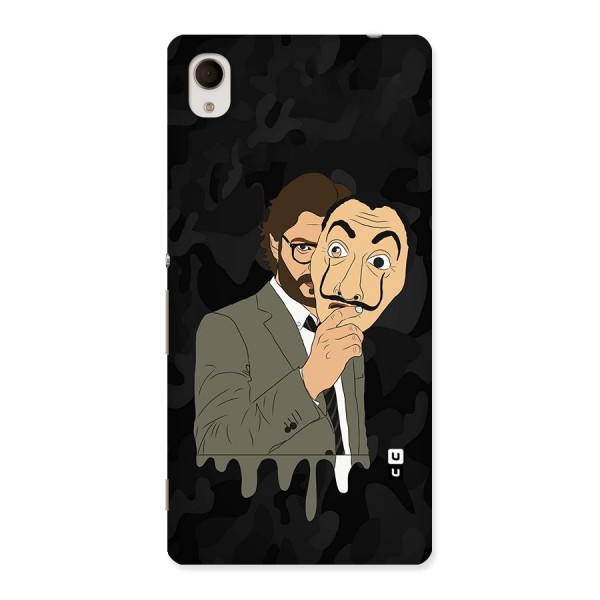 Professor Art Camouflage Back Case for Sony Xperia M4