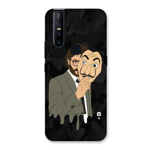 Professor Art Camouflage Back Case for Vivo V15