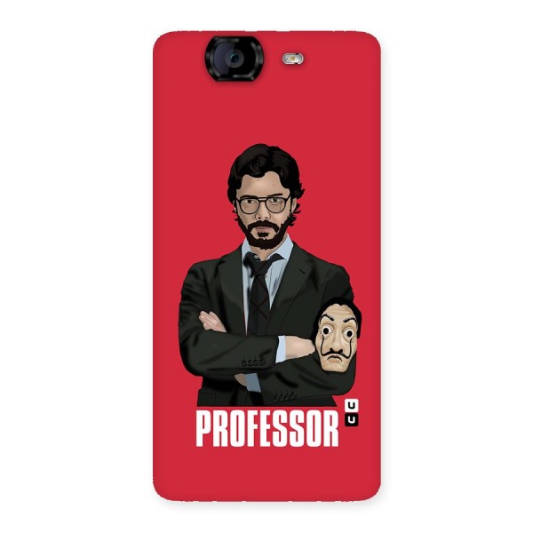 Professor Art Illustration Back Case for Canvas Knight A350