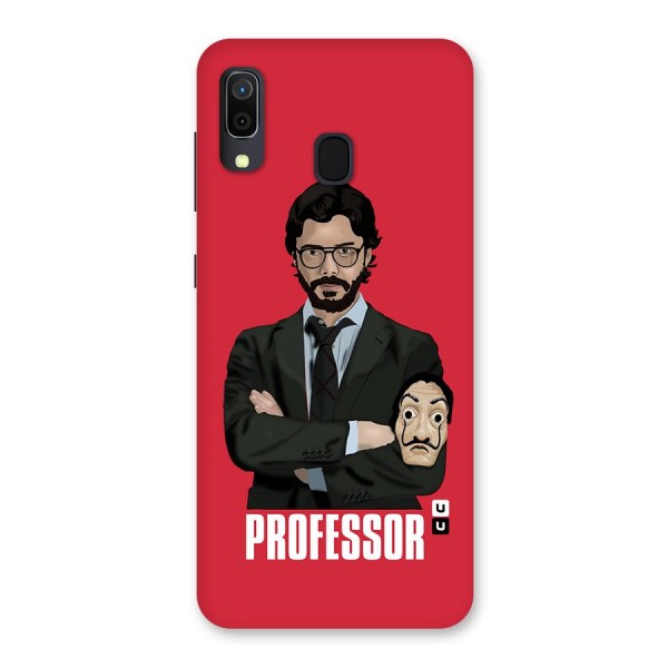 Professor Art Illustration Back Case for Galaxy A20