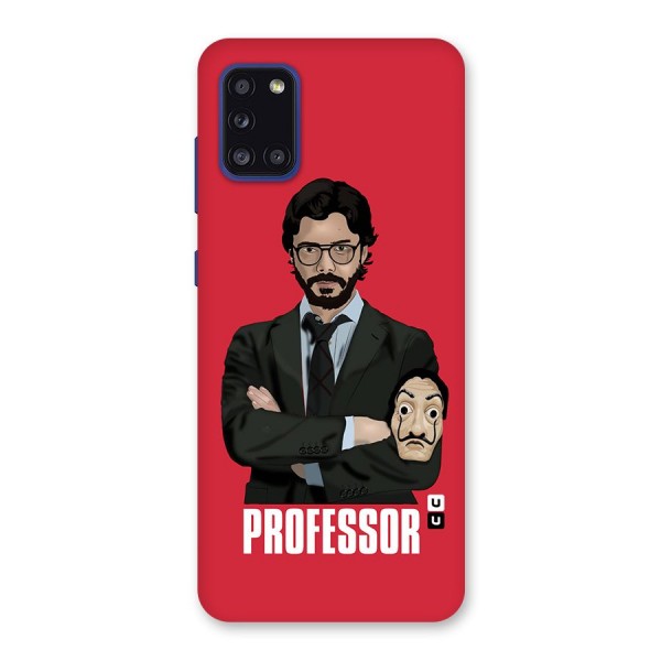 Professor Art Illustration Back Case for Galaxy A31