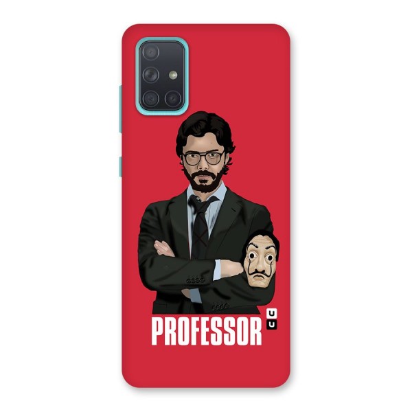 Professor Art Illustration Back Case for Galaxy A71