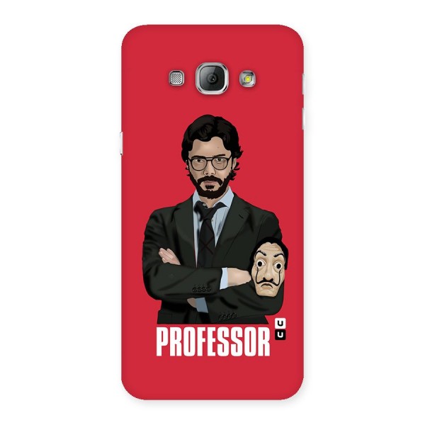 Professor Art Illustration Back Case for Galaxy A8