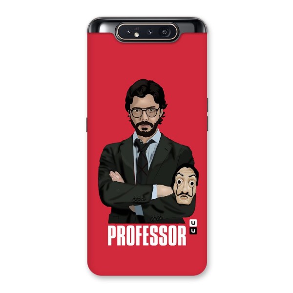 Professor Art Illustration Back Case for Galaxy A80