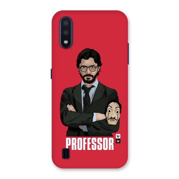 Professor Art Illustration Back Case for Galaxy M01