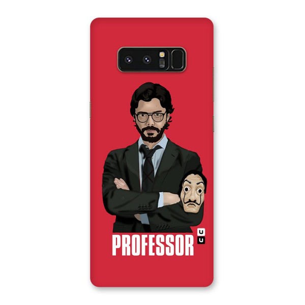 Professor Art Illustration Back Case for Galaxy Note 8