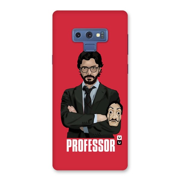 Professor Art Illustration Back Case for Galaxy Note 9