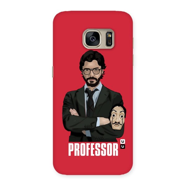 Professor Art Illustration Back Case for Galaxy S7