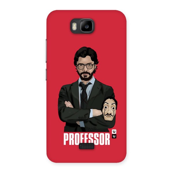 Professor Art Illustration Back Case for Honor Bee