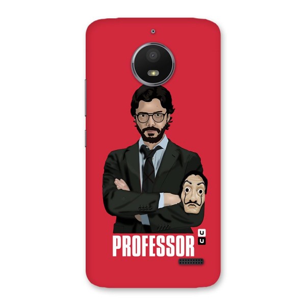 Professor Art Illustration Back Case for Moto E4