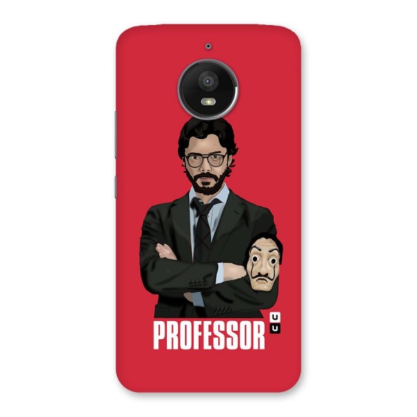 Professor Art Illustration Back Case for Moto E4 Plus