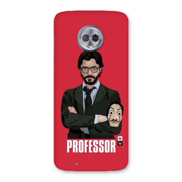 Professor Art Illustration Back Case for Moto G6