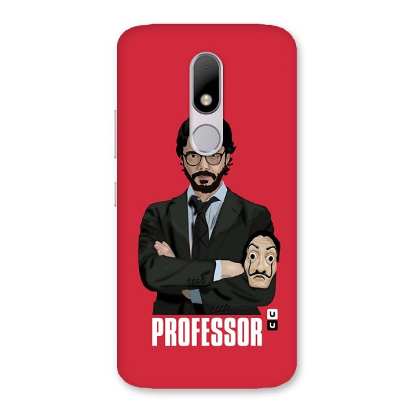 Professor Art Illustration Back Case for Moto M