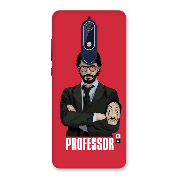 Professor Art Illustration Back Case for Nokia 5.1