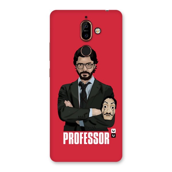 Professor Art Illustration Back Case for Nokia 7 Plus