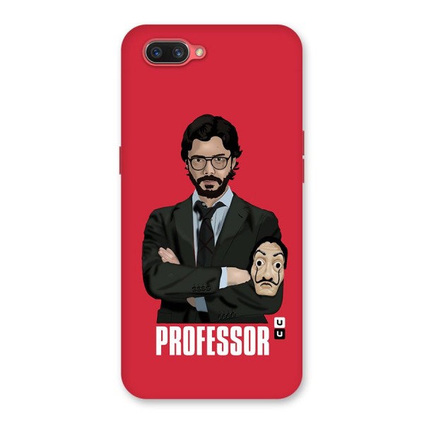 Professor Art Illustration Back Case for Oppo A3s