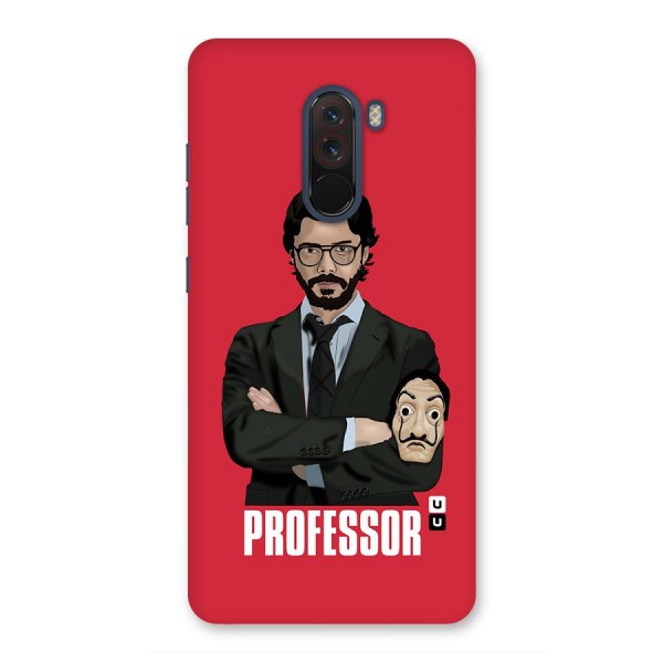 Professor Art Illustration Back Case for Poco F1